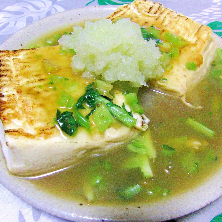 超簡単!美味しい!豆腐ステーキのおろしあんかけ